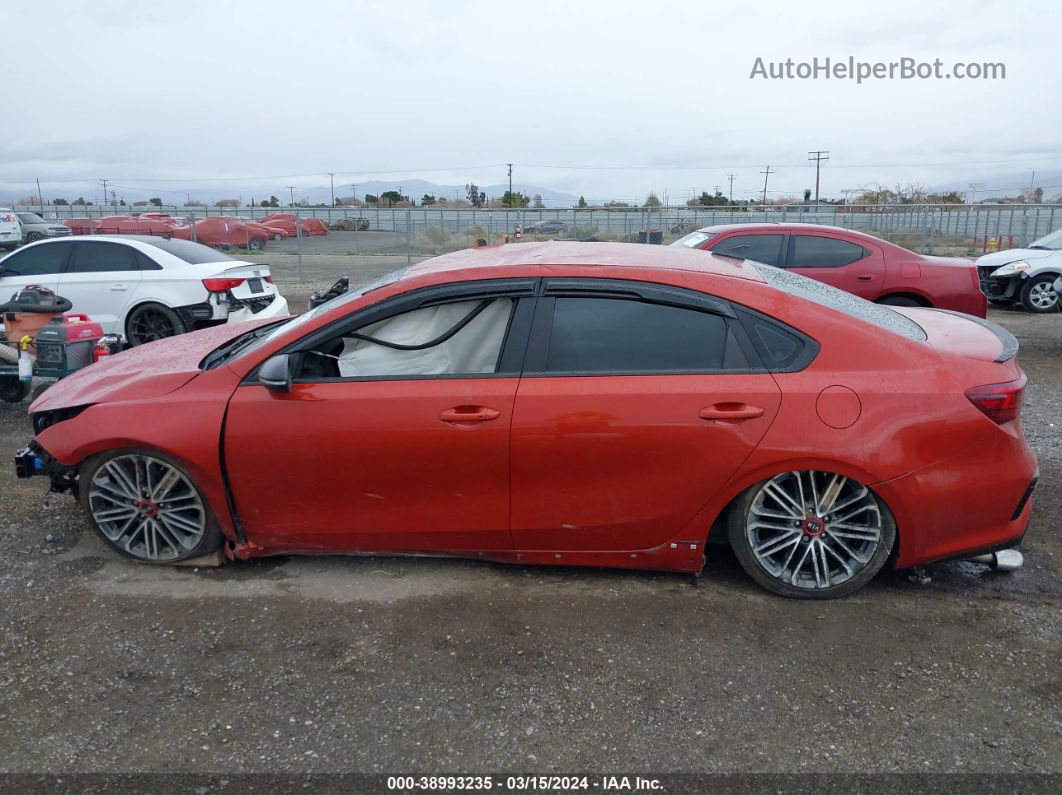 2020 Kia Forte Gt Orange vin: 3KPF44AC6LE228742