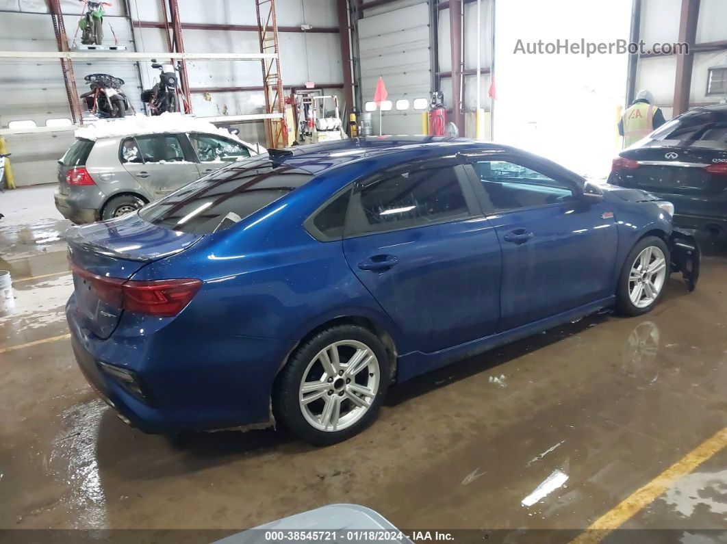 2020 Kia Forte Gt Blue vin: 3KPF44AC7LE155798