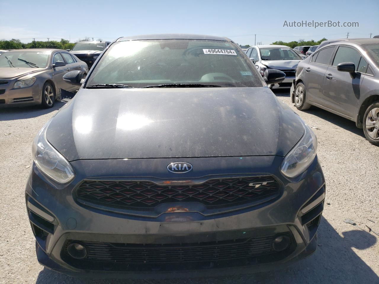 2020 Kia Forte Gt Gray vin: 3KPF44AC7LE260857