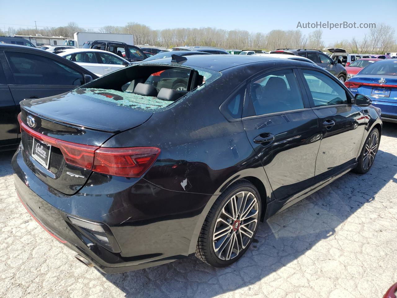 2020 Kia Forte Gt Black vin: 3KPF44AC9LE154183