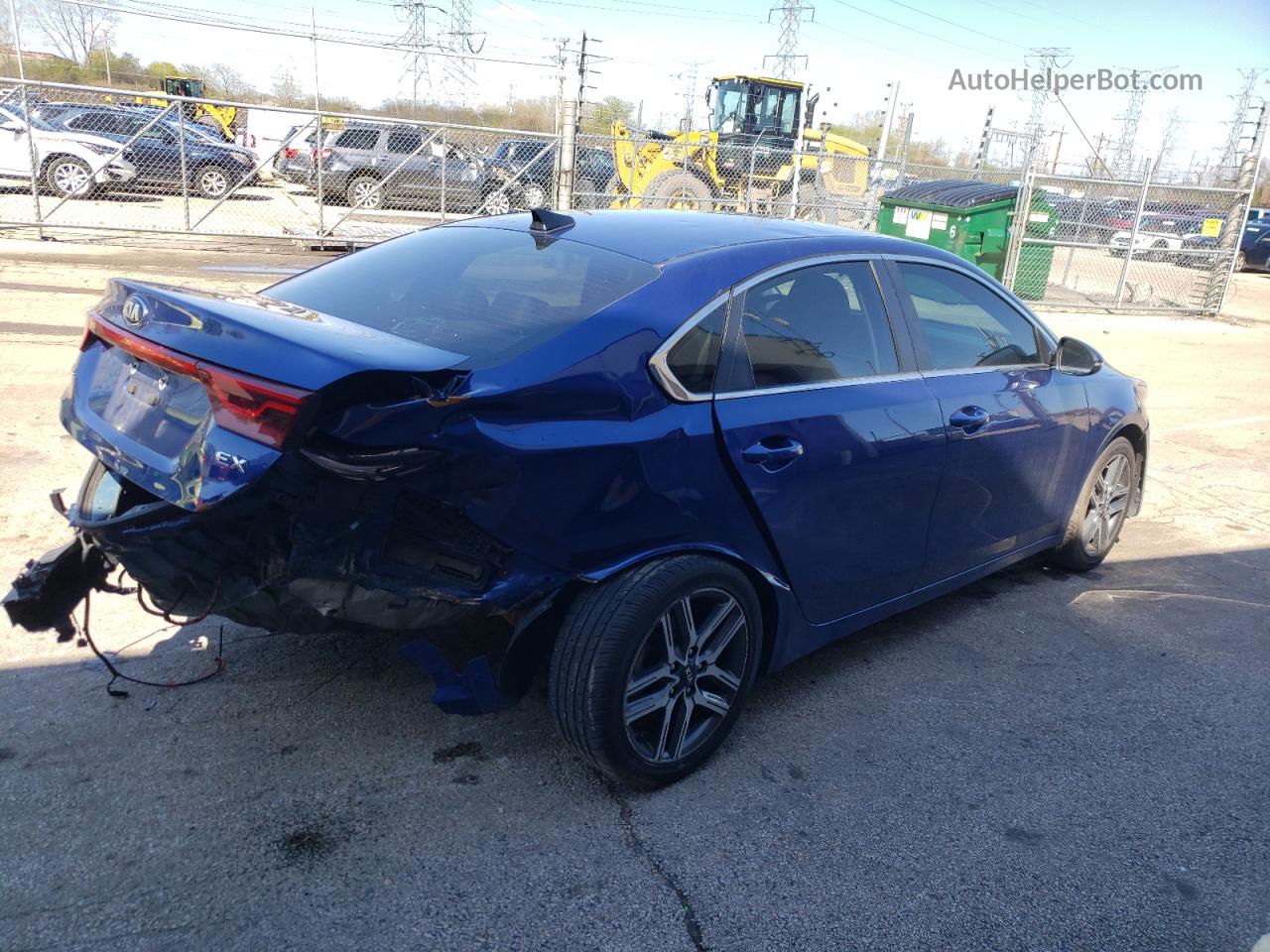 2020 Kia Forte Ex Blue vin: 3KPF54AD2LE143662