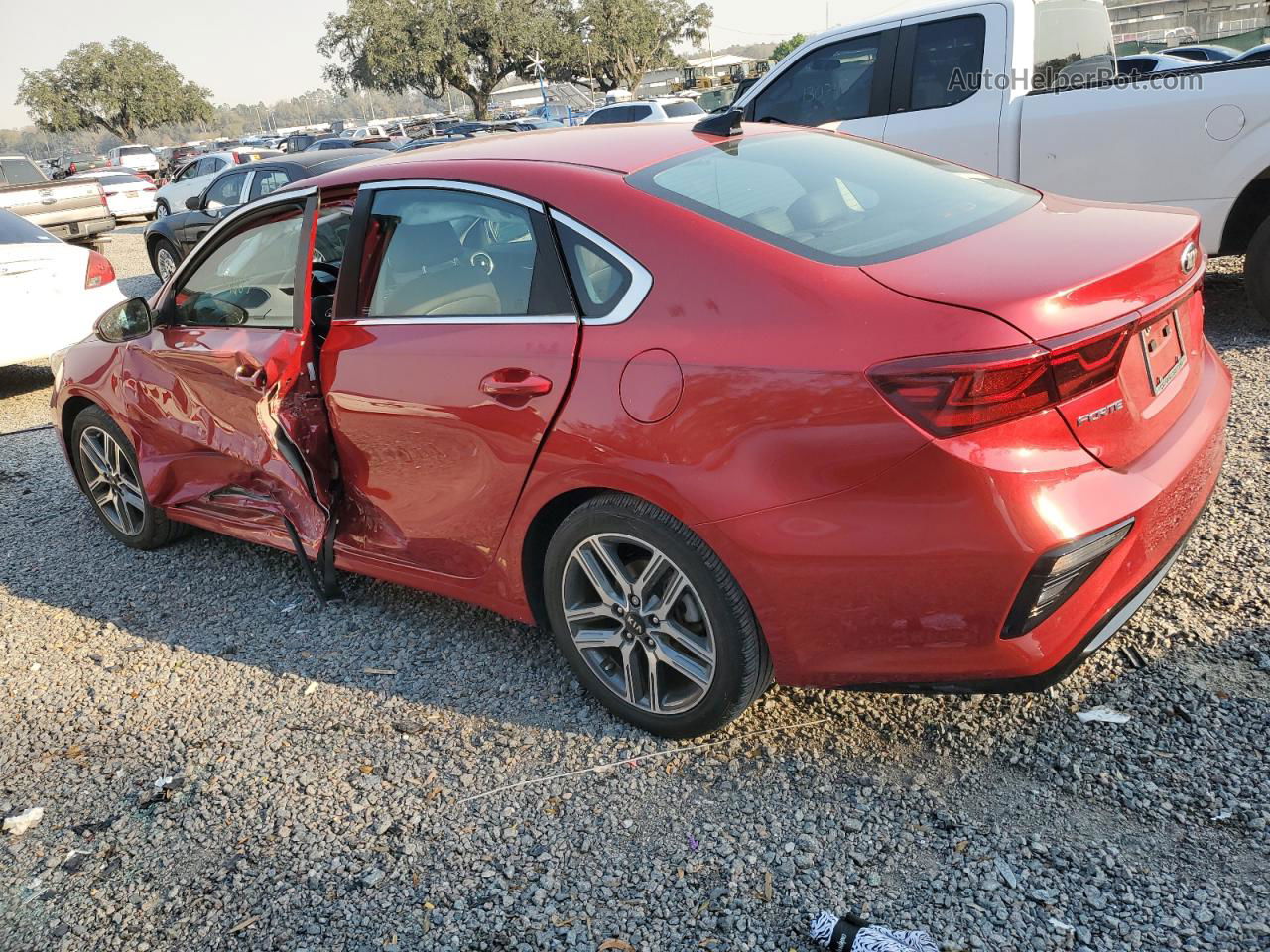 2020 Kia Forte Ex Red vin: 3KPF54AD2LE222586