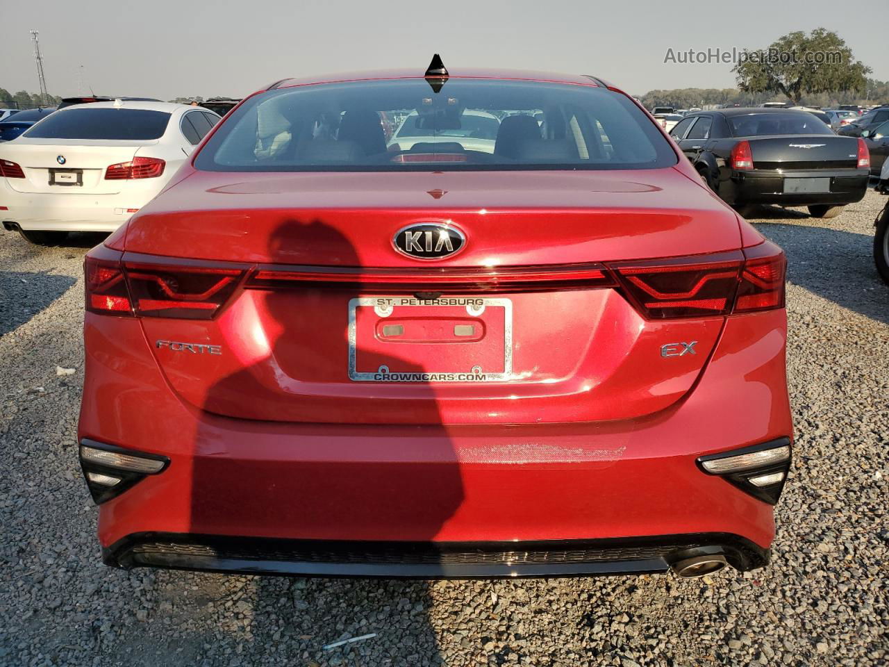 2020 Kia Forte Ex Red vin: 3KPF54AD2LE222586