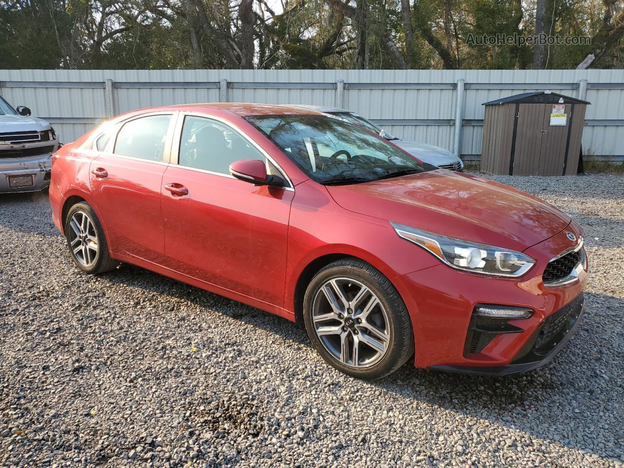 2020 Kia Forte Ex Red vin: 3KPF54AD2LE222586