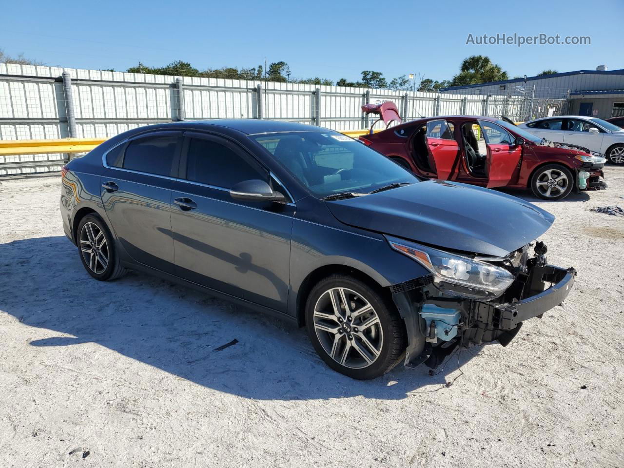 2020 Kia Forte Ex Серый vin: 3KPF54AD2LE224015