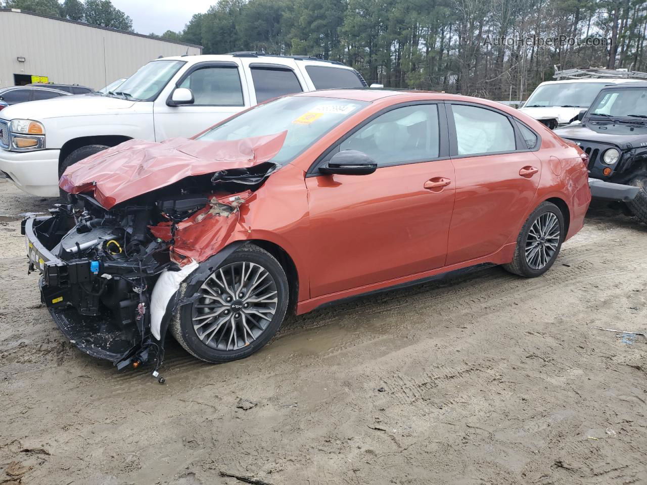 2023 Kia Forte Gt Line Orange vin: 3KPF54AD3PE659163