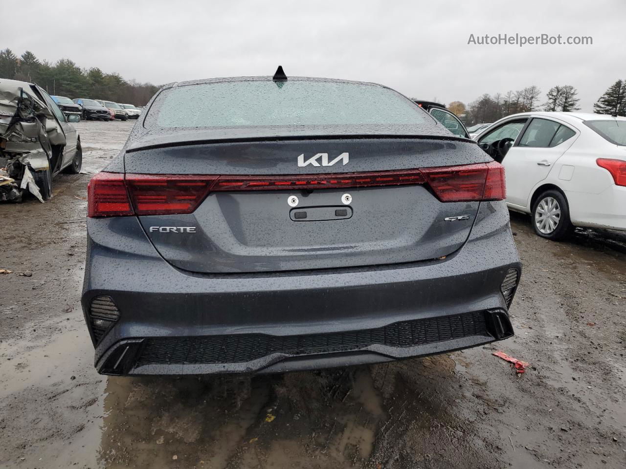 2023 Kia Forte Gt Line Gray vin: 3KPF54AD5PE673002