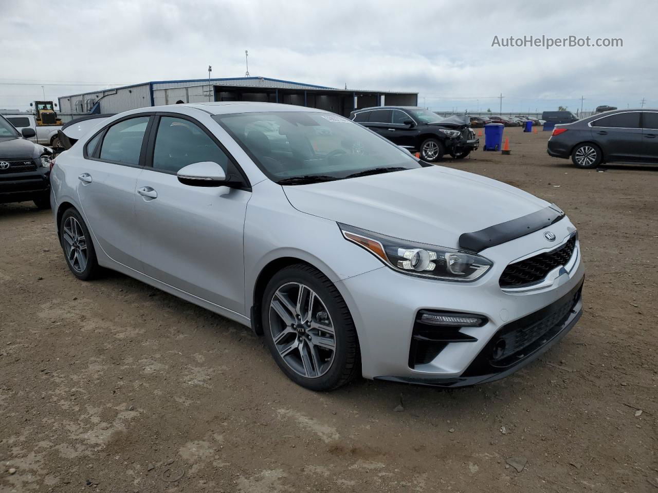 2020 Kia Forte Ex Silver vin: 3KPF54AD6LE211803