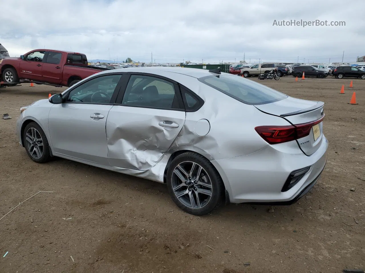 2020 Kia Forte Ex Silver vin: 3KPF54AD6LE211803