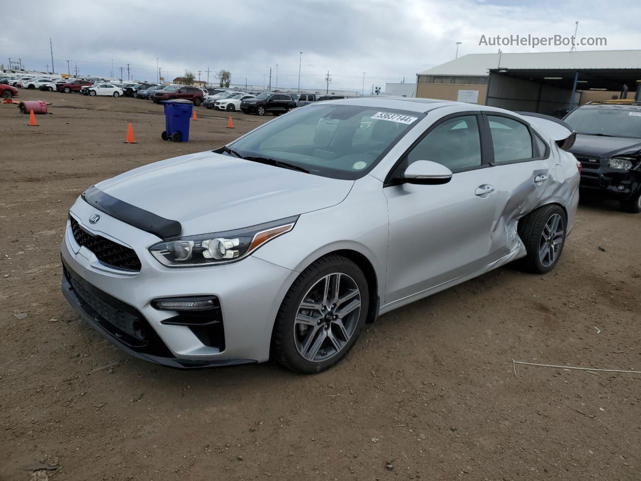 2020 Kia Forte Ex Silver vin: 3KPF54AD6LE211803