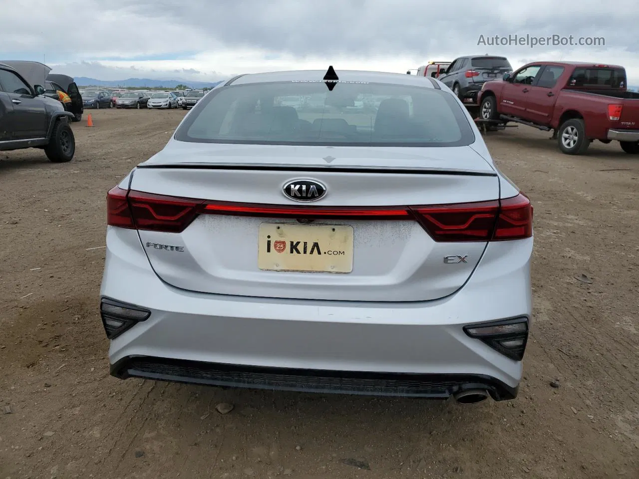 2020 Kia Forte Ex Silver vin: 3KPF54AD6LE211803