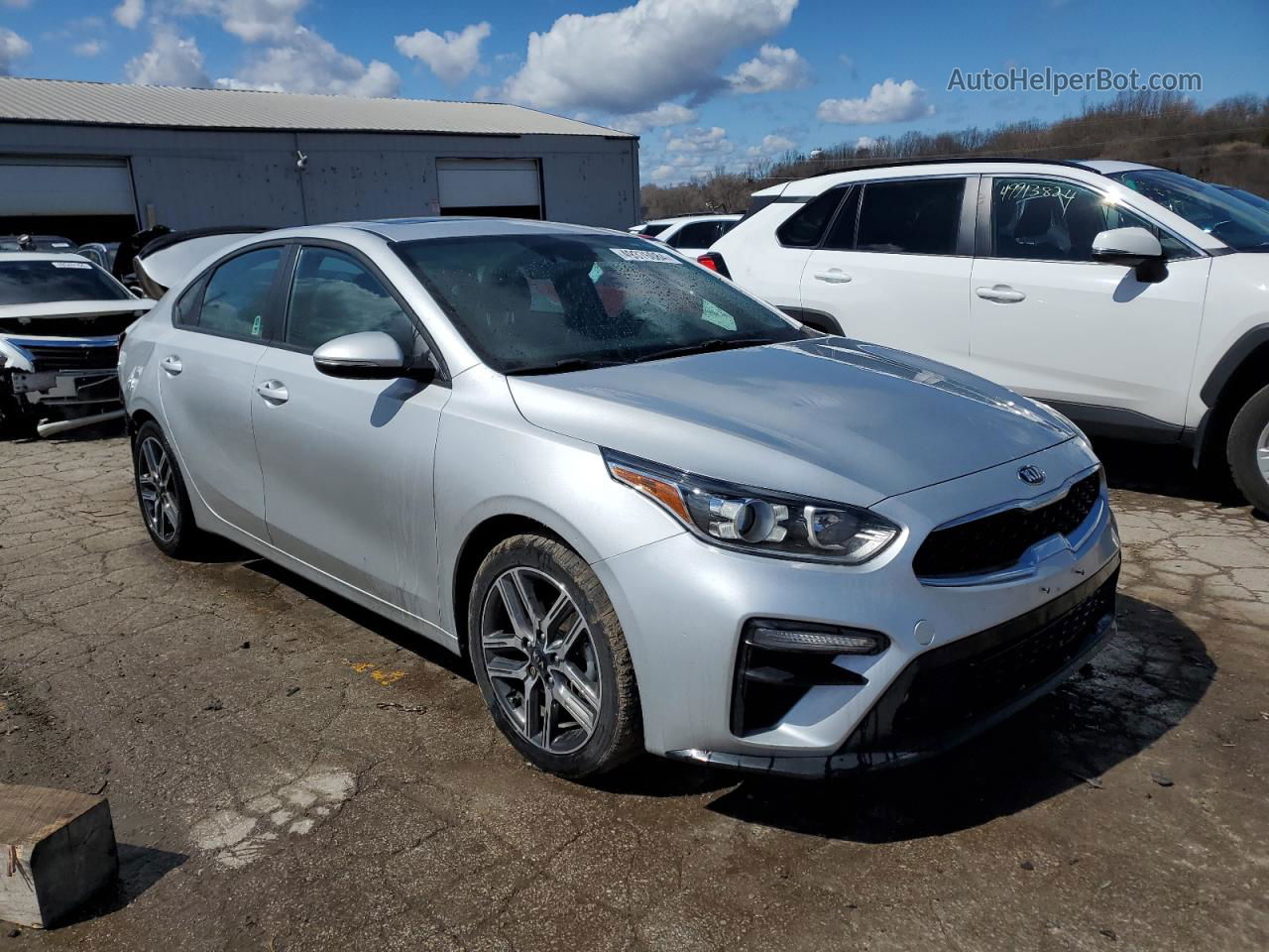 2020 Kia Forte Ex Silver vin: 3KPF54AD6LE214295