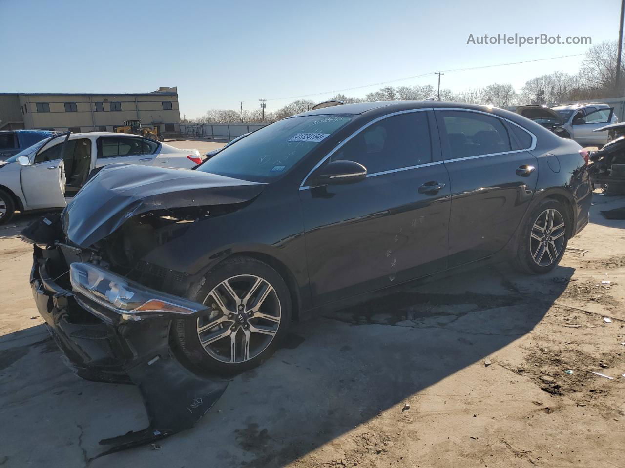 2020 Kia Forte Ex Черный vin: 3KPF54AD7LE192663