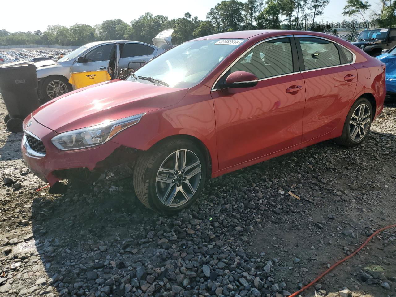 2020 Kia Forte Ex Red vin: 3KPF54AD7LE247354