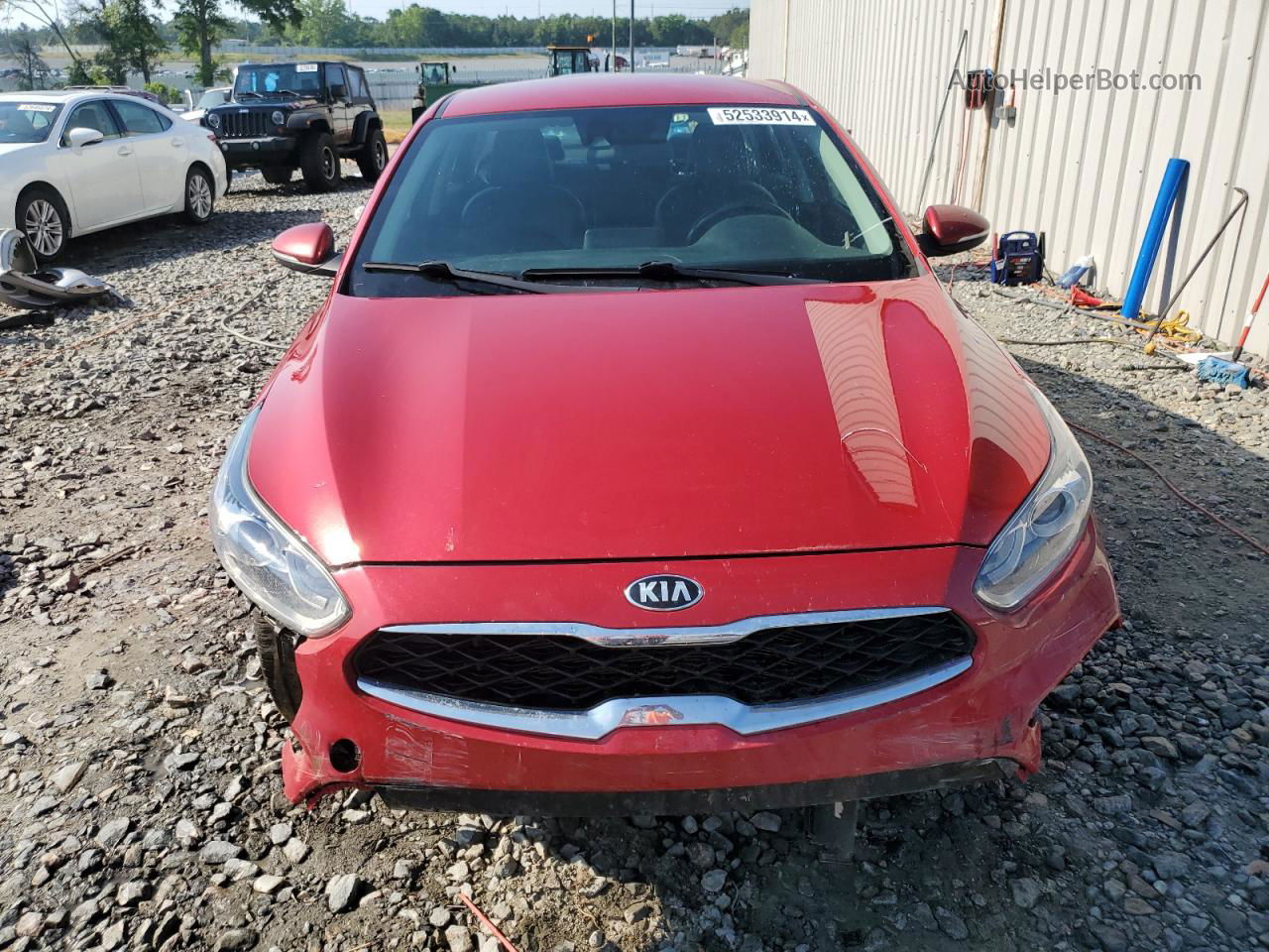 2020 Kia Forte Ex Red vin: 3KPF54AD7LE247354