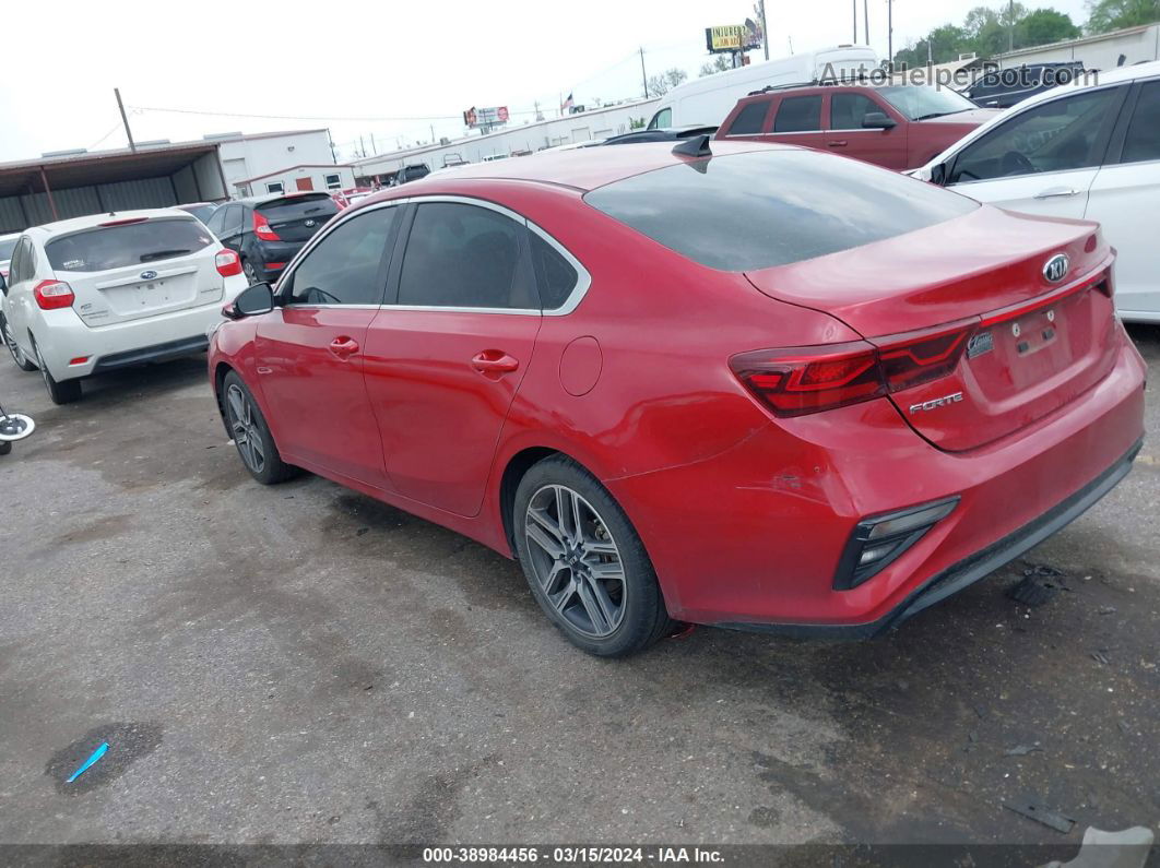 2020 Kia Forte Ex Red vin: 3KPF54AD8LE186807