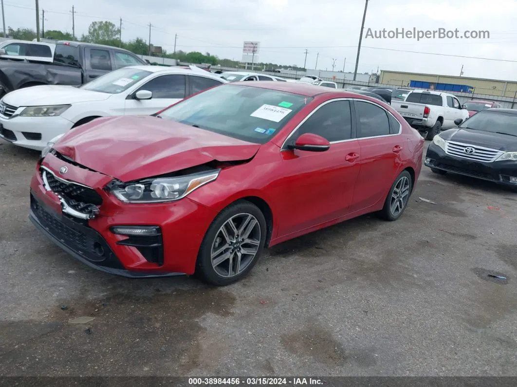 2020 Kia Forte Ex Red vin: 3KPF54AD8LE186807