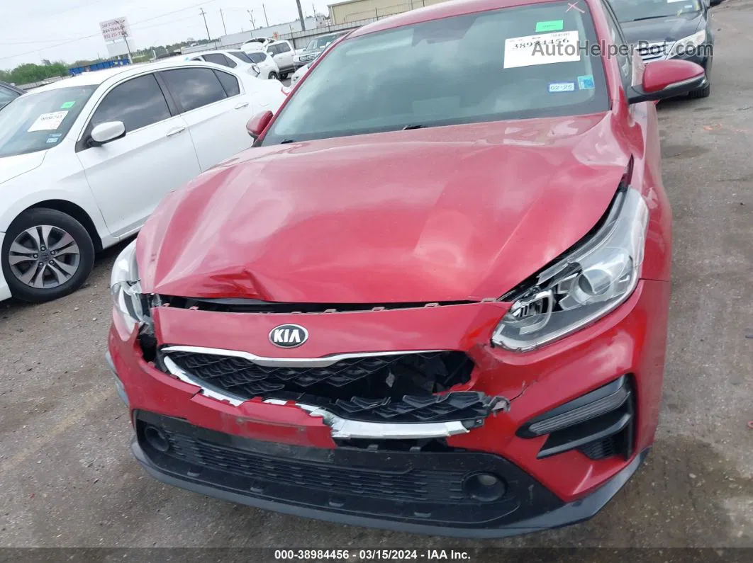 2020 Kia Forte Ex Red vin: 3KPF54AD8LE186807