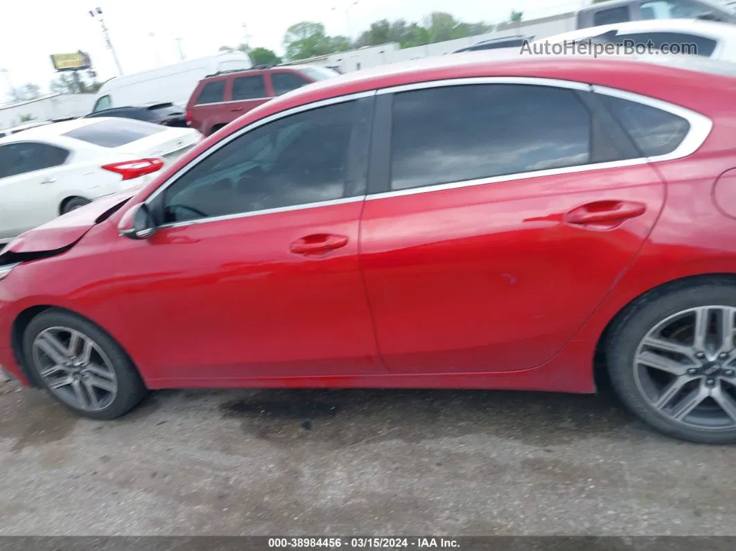 2020 Kia Forte Ex Red vin: 3KPF54AD8LE186807