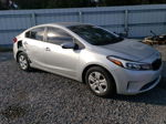 2017 Kia Forte Lx Silver vin: 3KPFK4A70HE016113