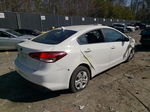 2017 Kia Forte Lx White vin: 3KPFK4A70HE033218