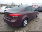 2017 Kia Forte Lx Темно-бордовый vin: 3KPFK4A70HE048740