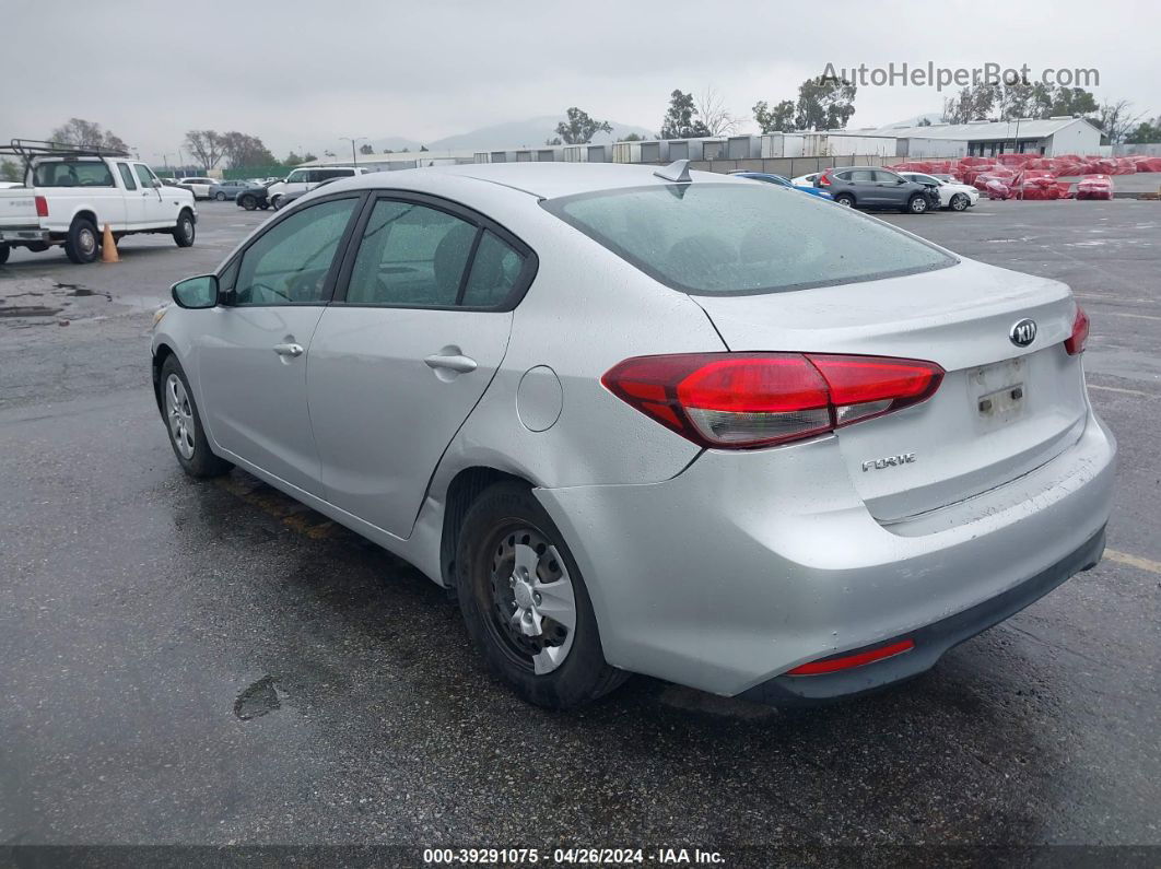 2017 Kia Forte Lx Silver vin: 3KPFK4A70HE091426