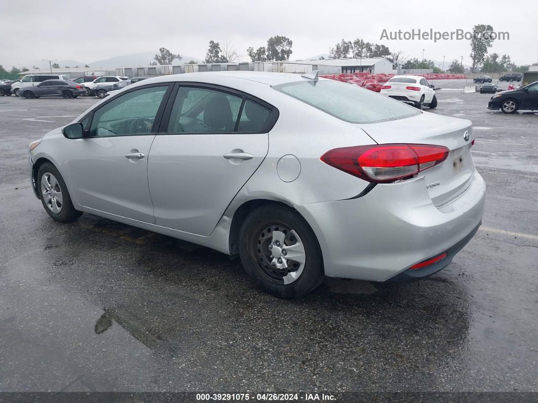 2017 Kia Forte Lx Silver vin: 3KPFK4A70HE091426