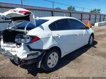 2017 Kia Forte Lx White vin: 3KPFK4A70HE098036