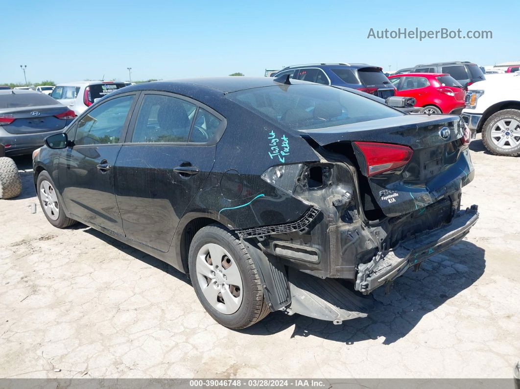 2017 Kia Forte Lx Black vin: 3KPFK4A70HE104191