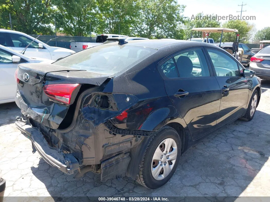 2017 Kia Forte Lx Black vin: 3KPFK4A70HE104191