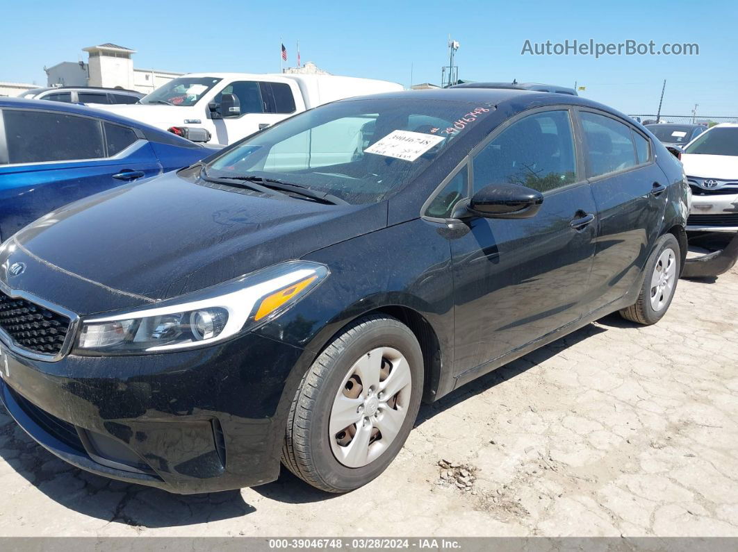 2017 Kia Forte Lx Black vin: 3KPFK4A70HE104191