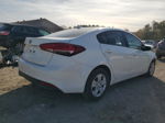 2017 Kia Forte Lx White vin: 3KPFK4A70HE120844