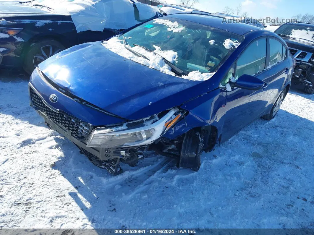 2018 Kia Forte Lx Blue vin: 3KPFK4A70JE191354