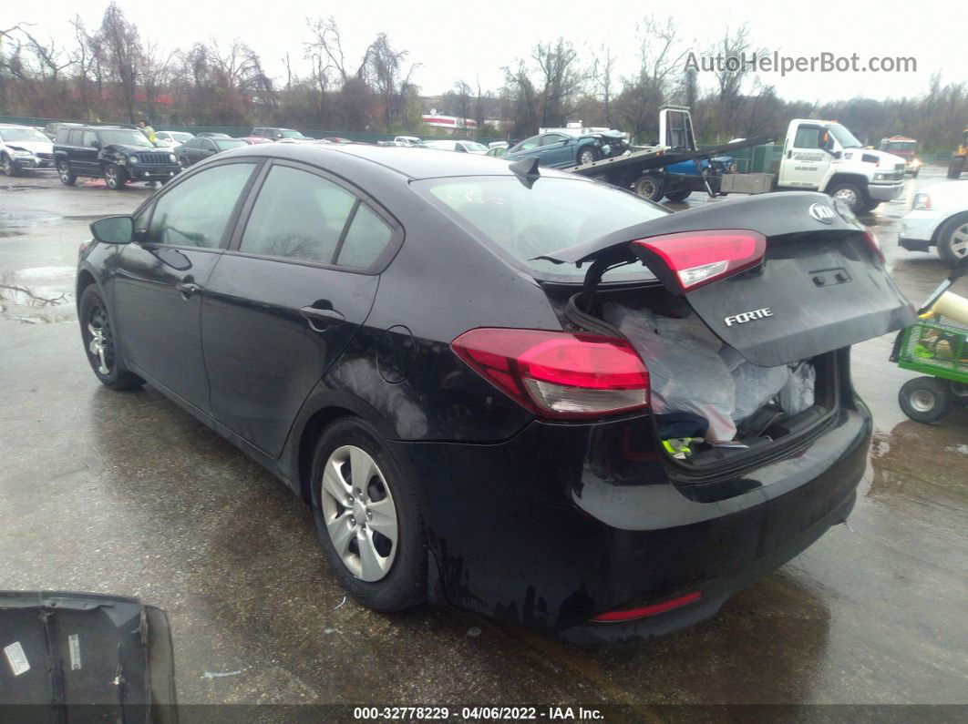 2018 Kia Forte Lx Black vin: 3KPFK4A70JE214082