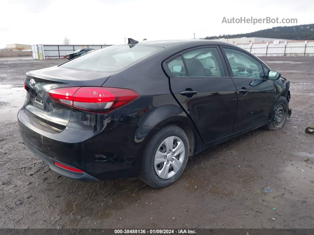 2018 Kia Forte Lx Black vin: 3KPFK4A70JE240794