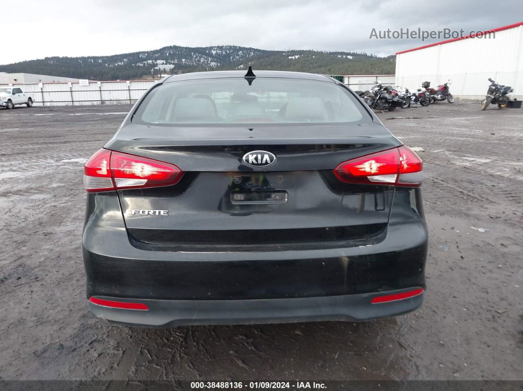 2018 Kia Forte Lx Black vin: 3KPFK4A70JE240794