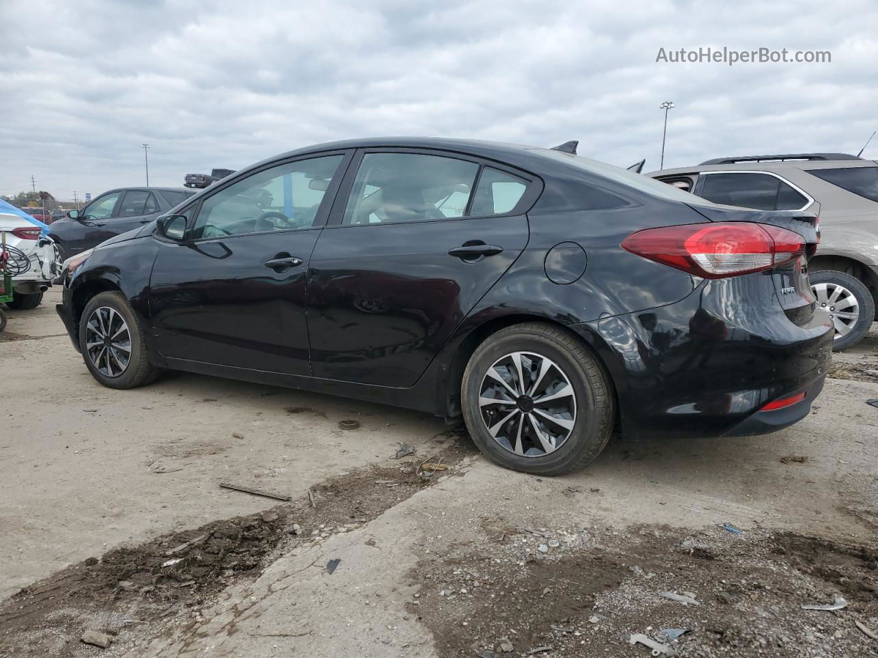 2018 Kia Forte Lx Black vin: 3KPFK4A70JE270409