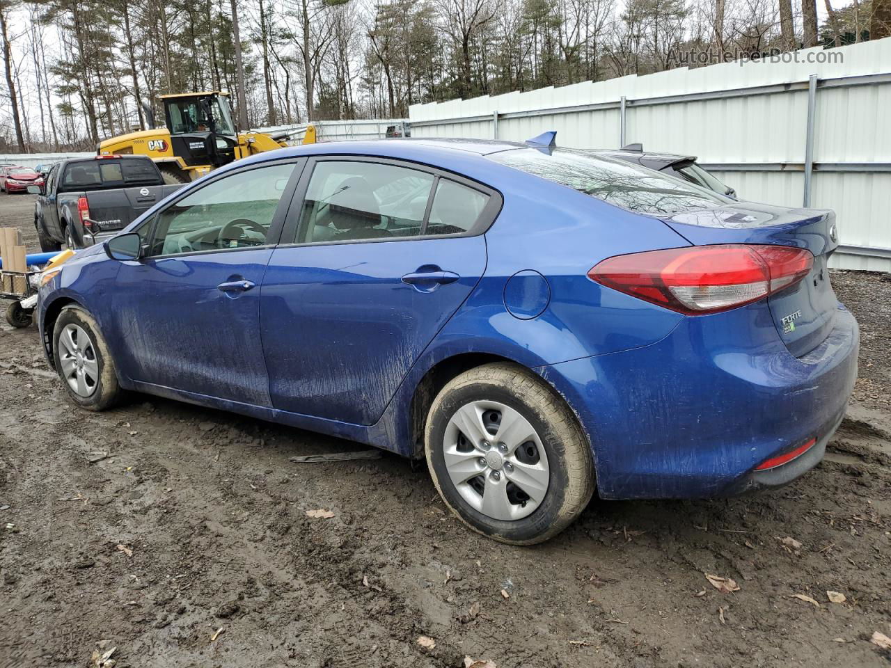 2018 Kia Forte Lx Blue vin: 3KPFK4A70JE272483