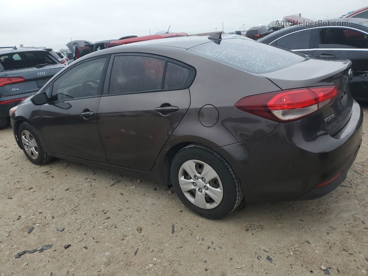 2017 Kia Forte Lx Brown vin: 3KPFK4A71HE013298