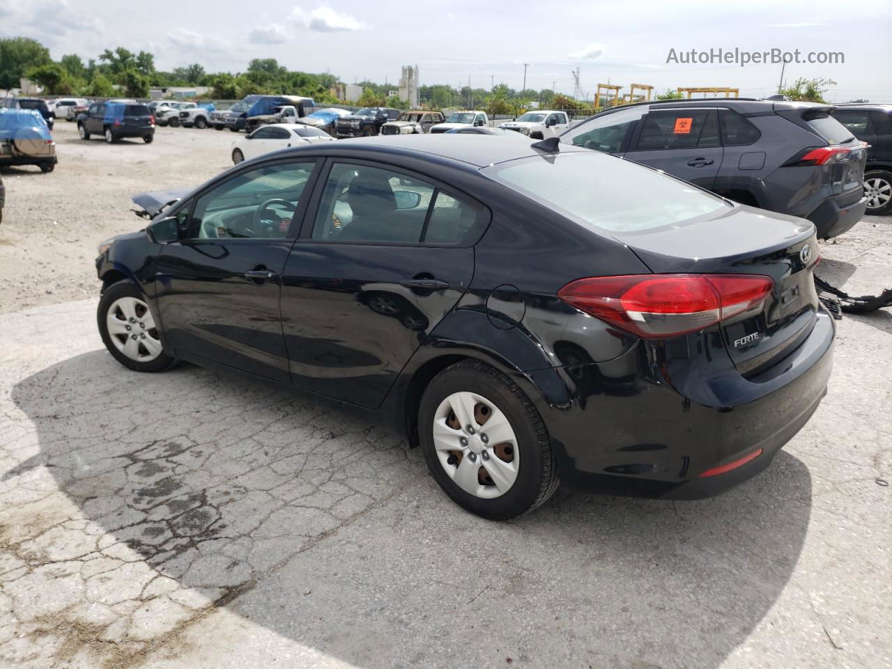 2017 Kia Forte Lx Черный vin: 3KPFK4A71HE043160