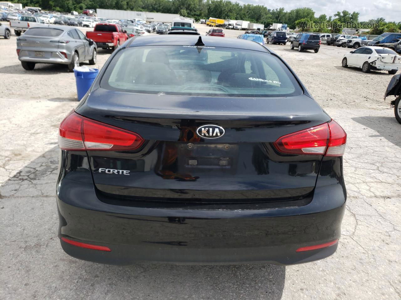 2017 Kia Forte Lx Black vin: 3KPFK4A71HE043160