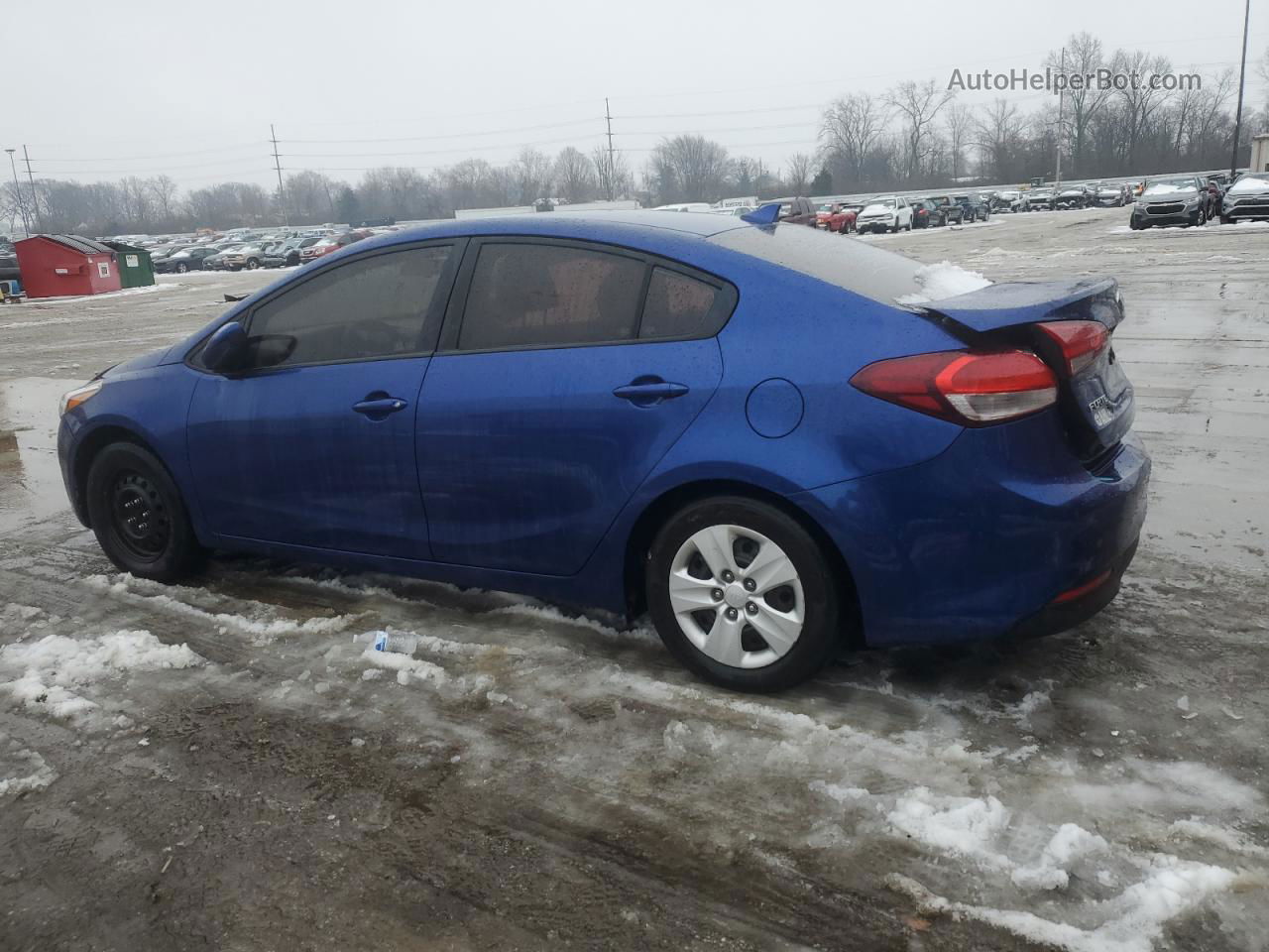 2017 Kia Forte Lx Blue vin: 3KPFK4A71HE054207