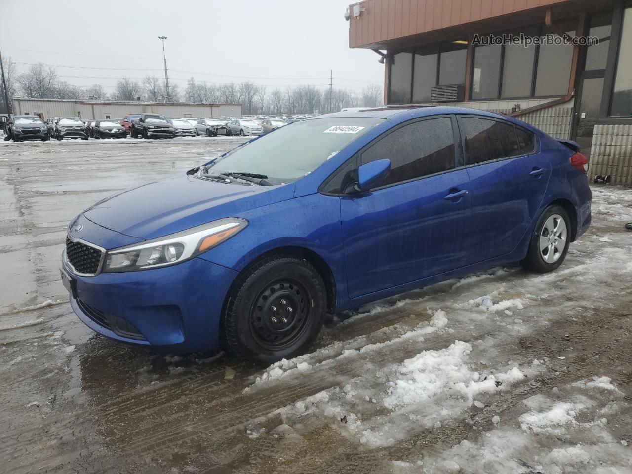 2017 Kia Forte Lx Blue vin: 3KPFK4A71HE054207