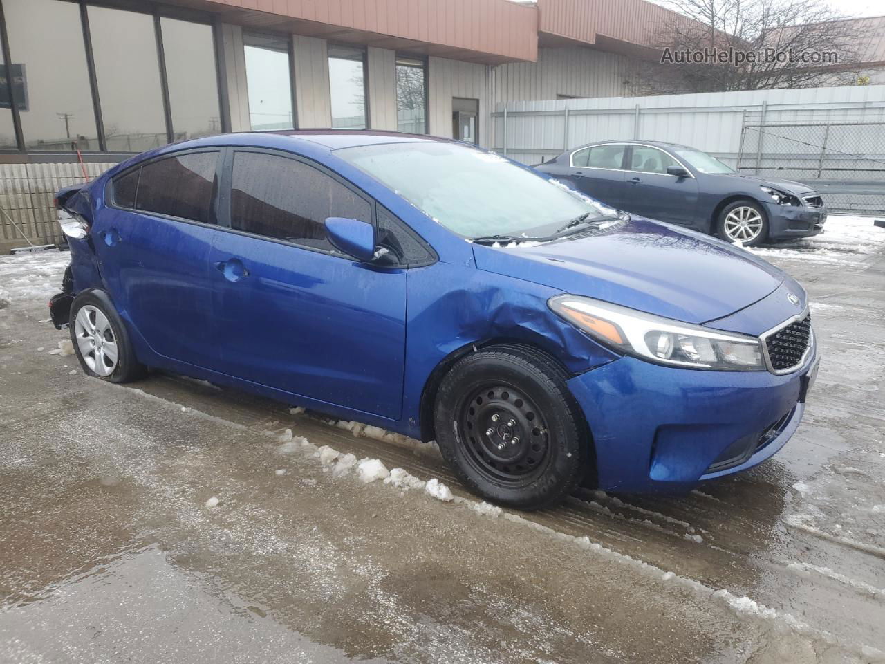 2017 Kia Forte Lx Blue vin: 3KPFK4A71HE054207