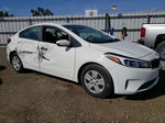 2017 Kia Forte Lx White vin: 3KPFK4A71HE074232