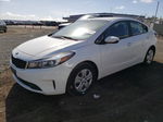 2017 Kia Forte Lx White vin: 3KPFK4A71HE074232