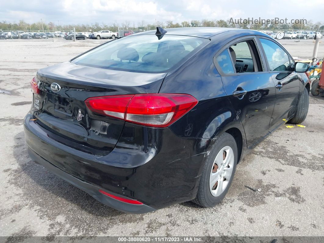 2017 Kia Forte Lx Black vin: 3KPFK4A71HE089653