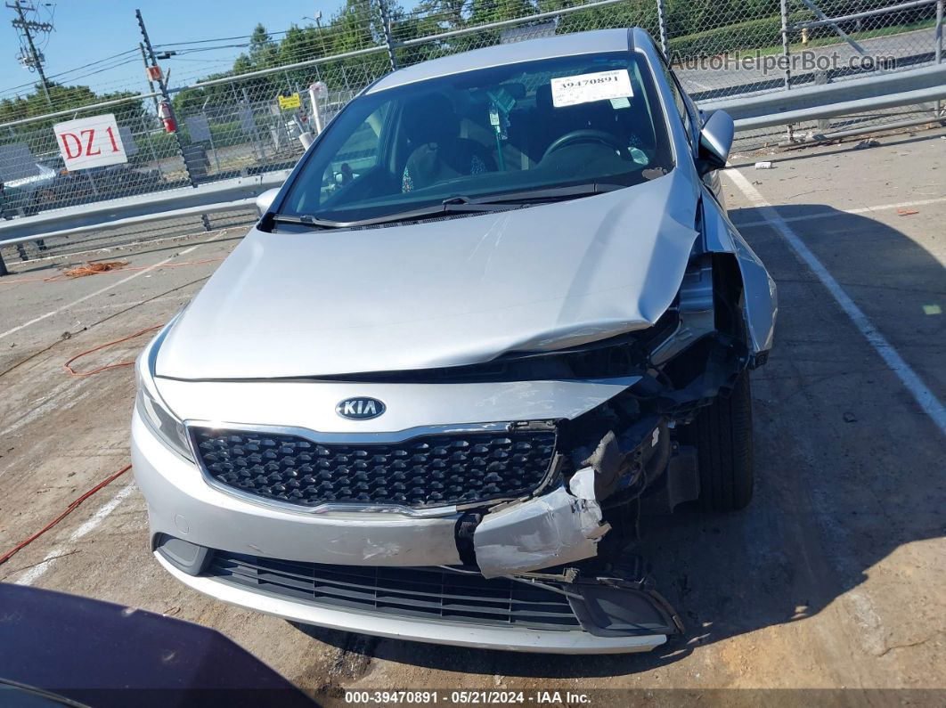 2017 Kia Forte Lx Silver vin: 3KPFK4A71HE104782