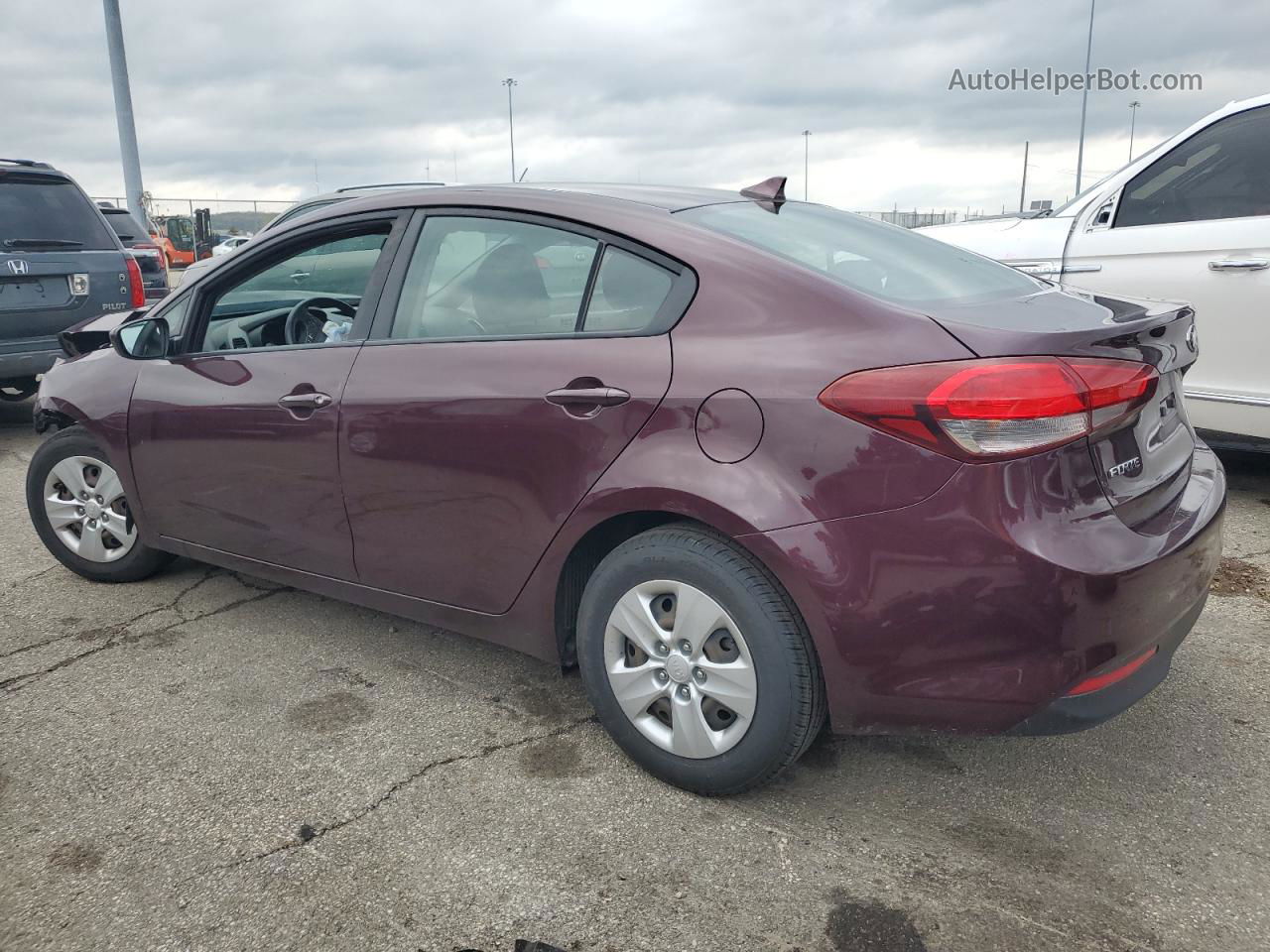 2017 Kia Forte Lx Purple vin: 3KPFK4A71HE128869